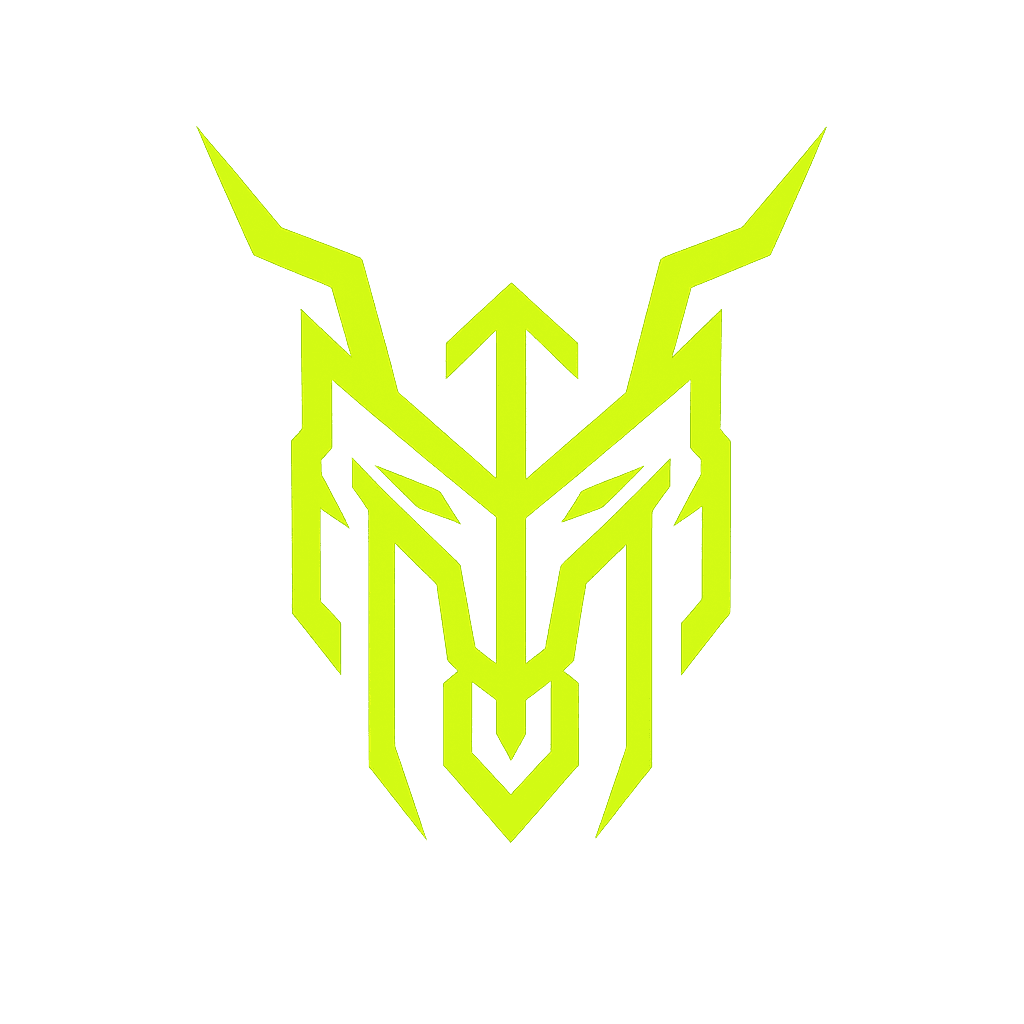 Mobile Mechanic Muscle wolf-goat hybrid logo